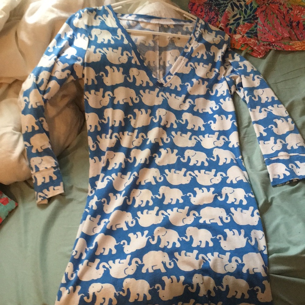 Mid thigh Lilly Pulitzer Elephant Dress!!